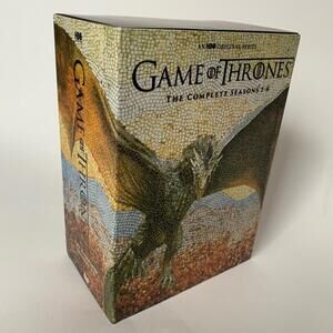 HBO Game of Thrones The Complete Seasons 1-6 DVD Box Set 30 Discs TESTED WORKS